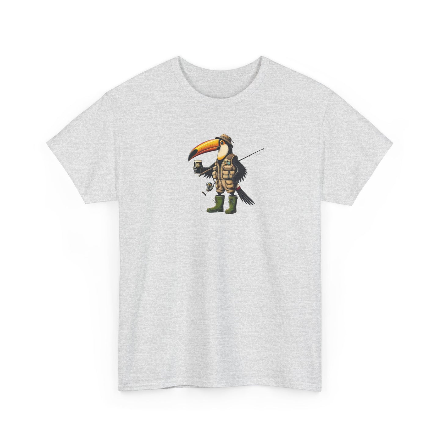 Guinness Fishing ToucanBru T-Shirt, Graphic Tee, Vintage Style Shirt, Retro Brewery Apparel, Beer Lover Gift