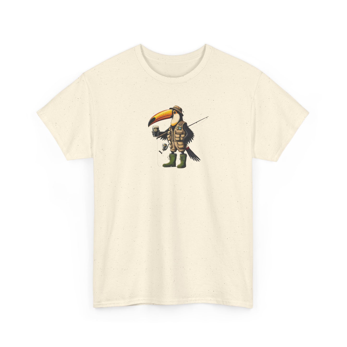 Guinness Fishing ToucanBru T-Shirt, Graphic Tee, Vintage Style Shirt, Retro Brewery Apparel, Beer Lover Gift