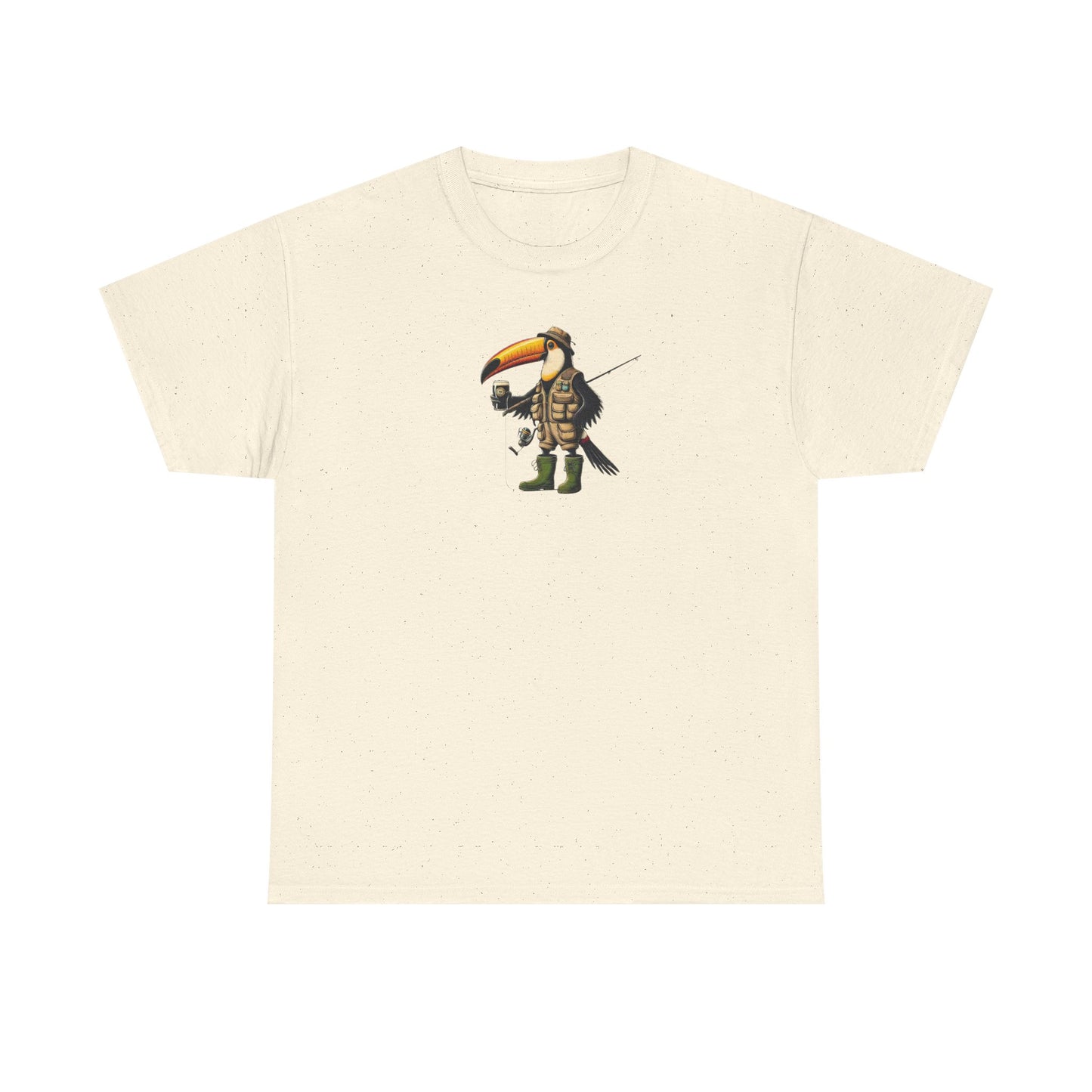 Guinness Fishing ToucanBru T-Shirt, Graphic Tee, Vintage Style Shirt, Retro Brewery Apparel, Beer Lover Gift