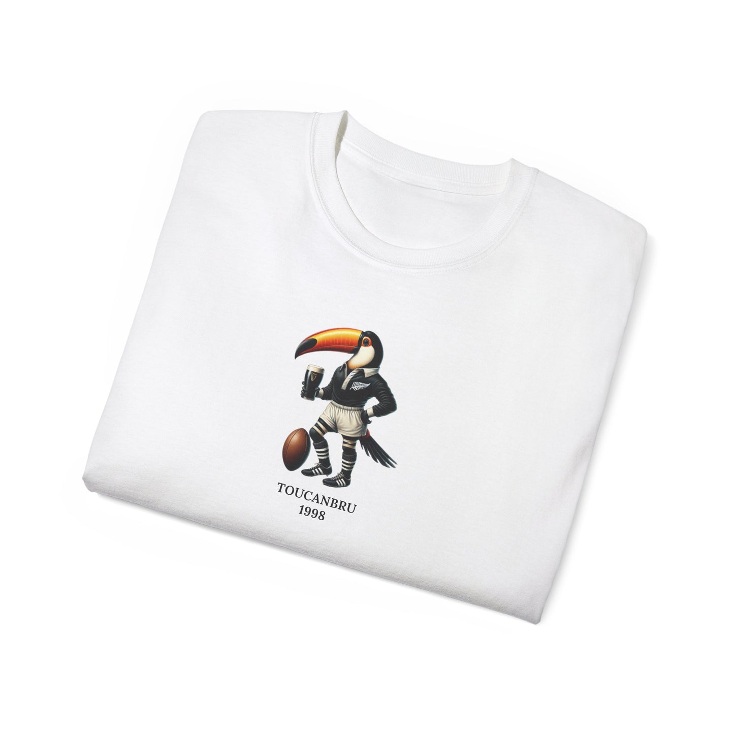 Guinness All Blacks New Zealand, T-Shirt ToucanBru Graphic Shirt, Sports Lover Gift, Rugby Player Apparel