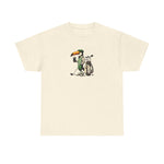 Irish Guinness Inspired Toucan Golf Unisex Heavy Cotton Tee, St. Patrick's Day Shirt, Golf Lover Gift, Graphic Tee, Beer Shirt