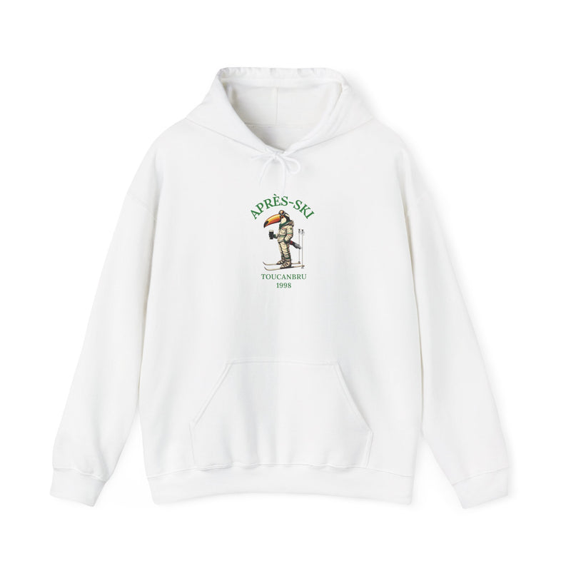 Guinness Skiing Apres Hoodie, Winter Skiing Sweatshirt, Mountain Vacation Jumper, Ski Lodge Clothing, Cozy Winter Apres Ski Hooded