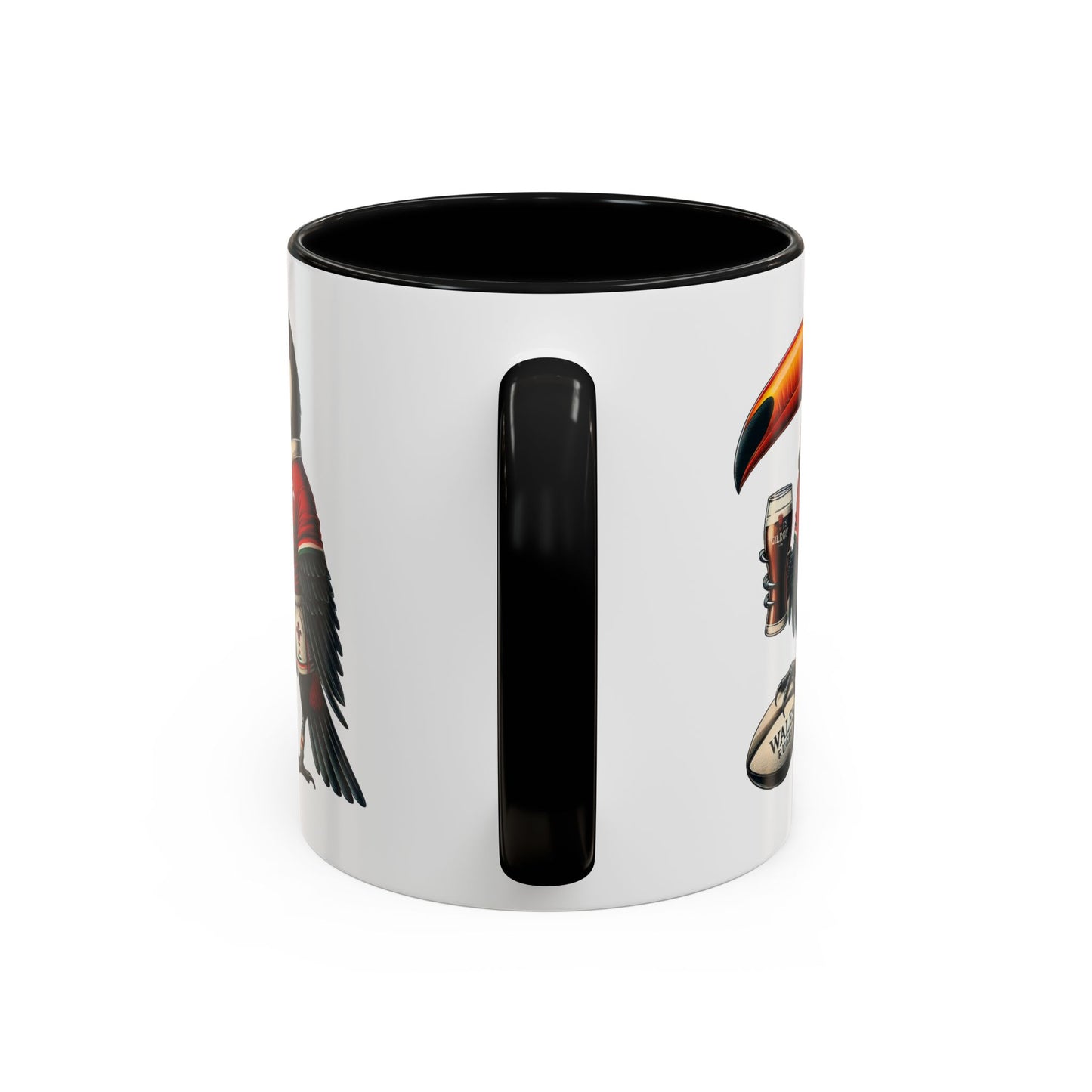 Rugby Coffee Mug, Guinness Wales Rugby Cup, Sports Fan Gift, Rugby Team Mug, Rugby Lover Gift, Wales Rugby Cup