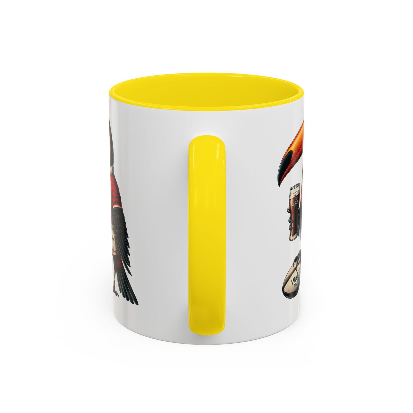 Rugby Coffee Mug, Guinness Wales Rugby Cup, Sports Fan Gift, Rugby Team Mug, Rugby Lover Gift, Wales Rugby Cup