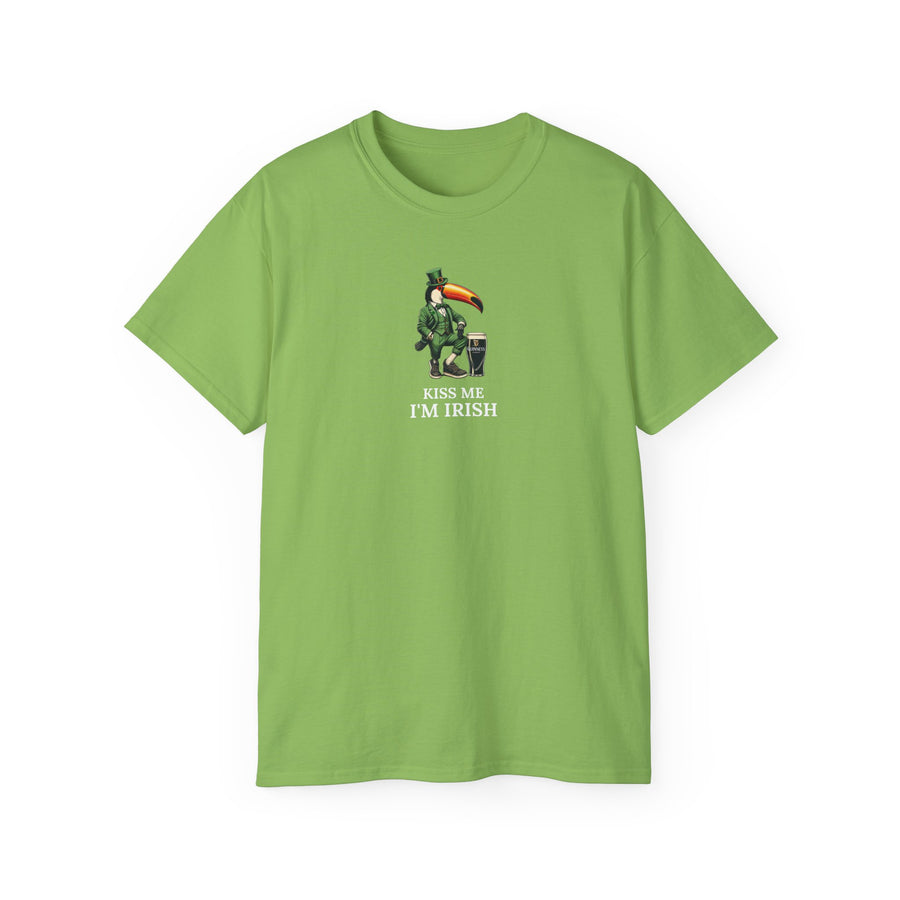 St Paddys Day T-Shirt, Guinness Beer Tee, Kiss Me I'm Irish Shirt, Unisex Cotton Top, Irish Pride Gift