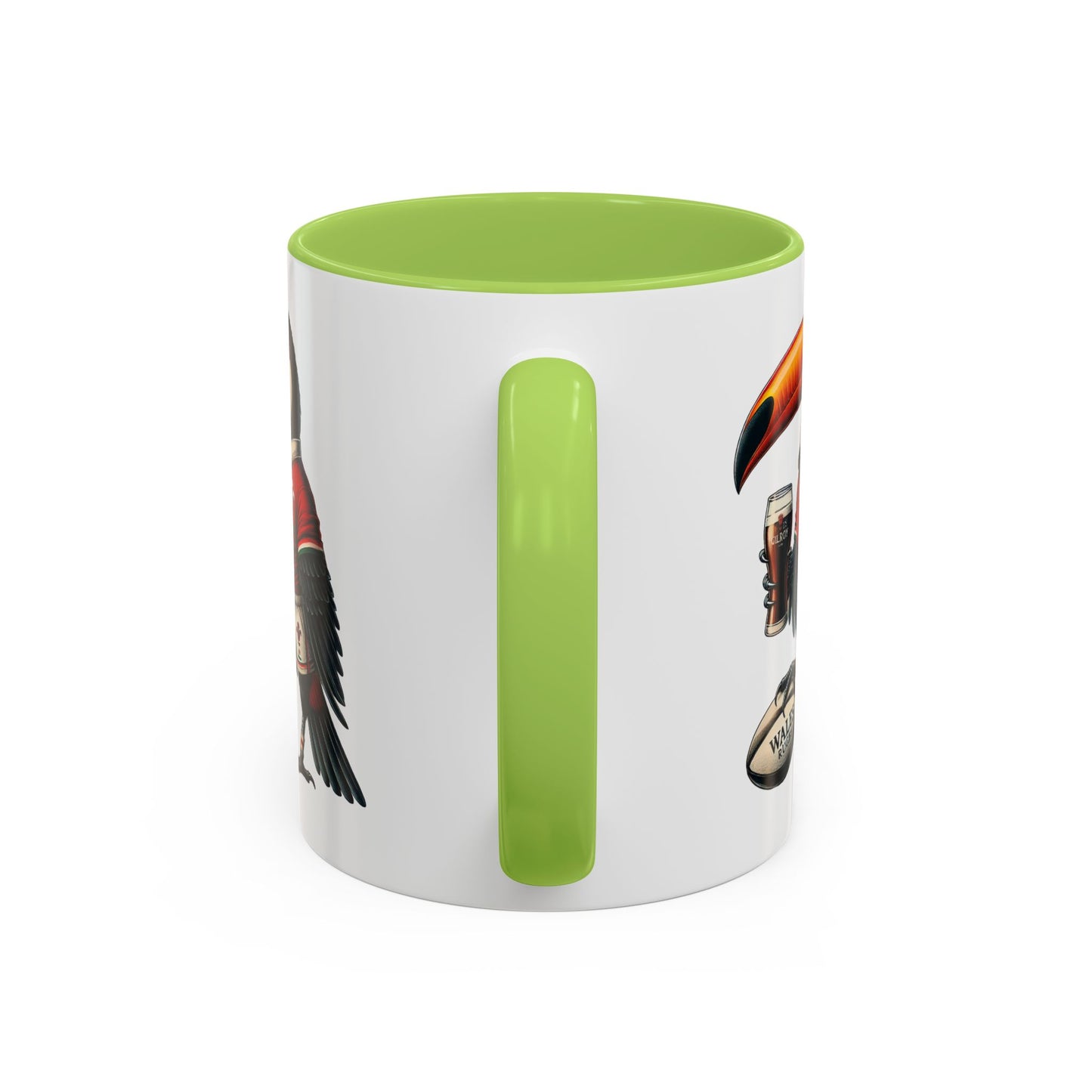 Rugby Coffee Mug, Guinness Wales Rugby Cup, Sports Fan Gift, Rugby Team Mug, Rugby Lover Gift, Wales Rugby Cup