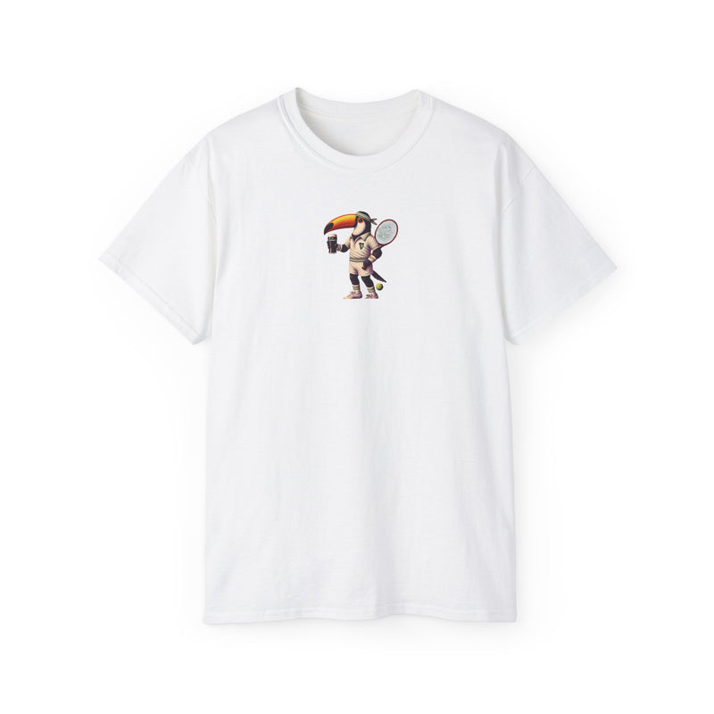 Guinness Toucan Tennis T-shirt, Tennis Lovers Tee, Vintage Style Shirt, Retro Graphic Tee, Unisex Sports Top, Tennis Player Gift