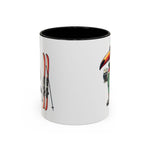 Guinness Ski Mug, Mountain Skiing Gift, Winter Coffee Cup, Adventure Lover Tea Mug, Snowy Mountain Ski Gear, Father's Day Skiing Gift
