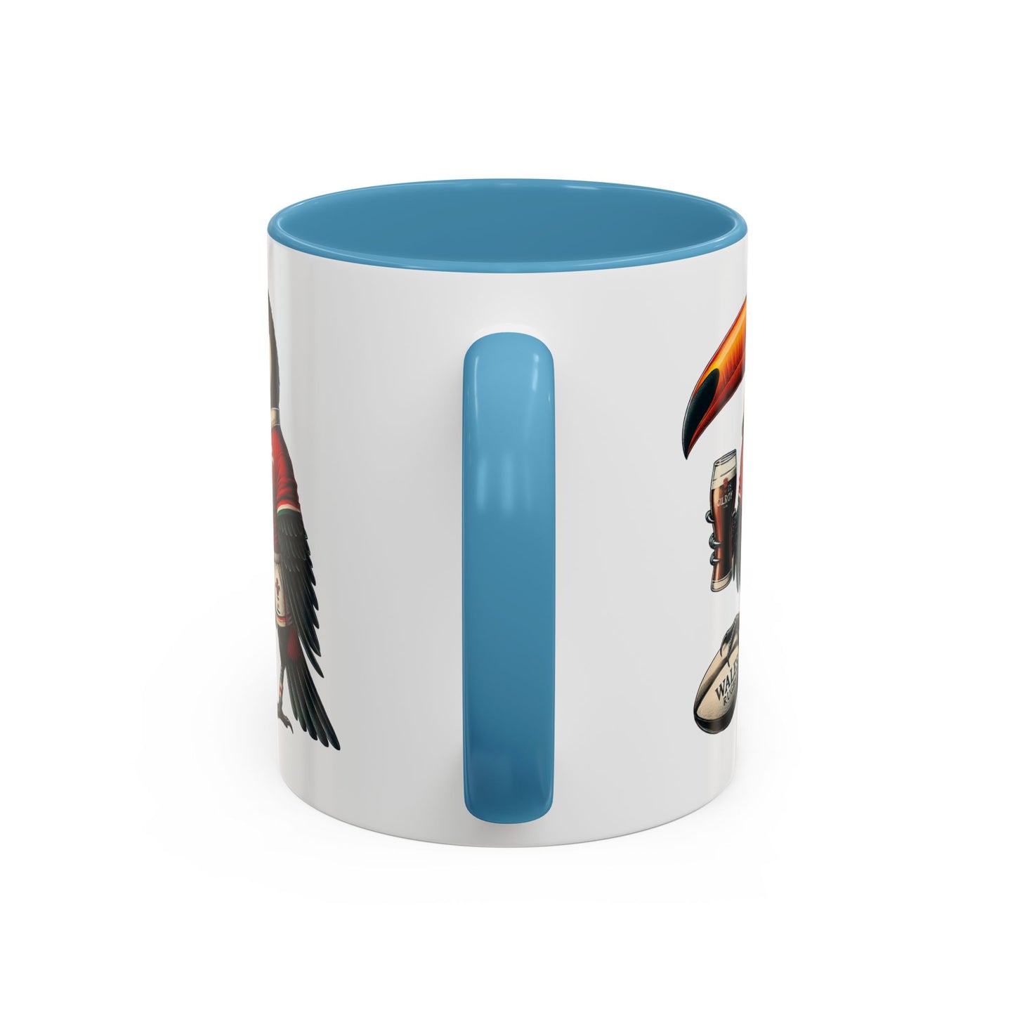 Rugby Coffee Mug, Guinness Wales Rugby Cup, Sports Fan Gift, Rugby Team Mug, Rugby Lover Gift, Wales Rugby Cup