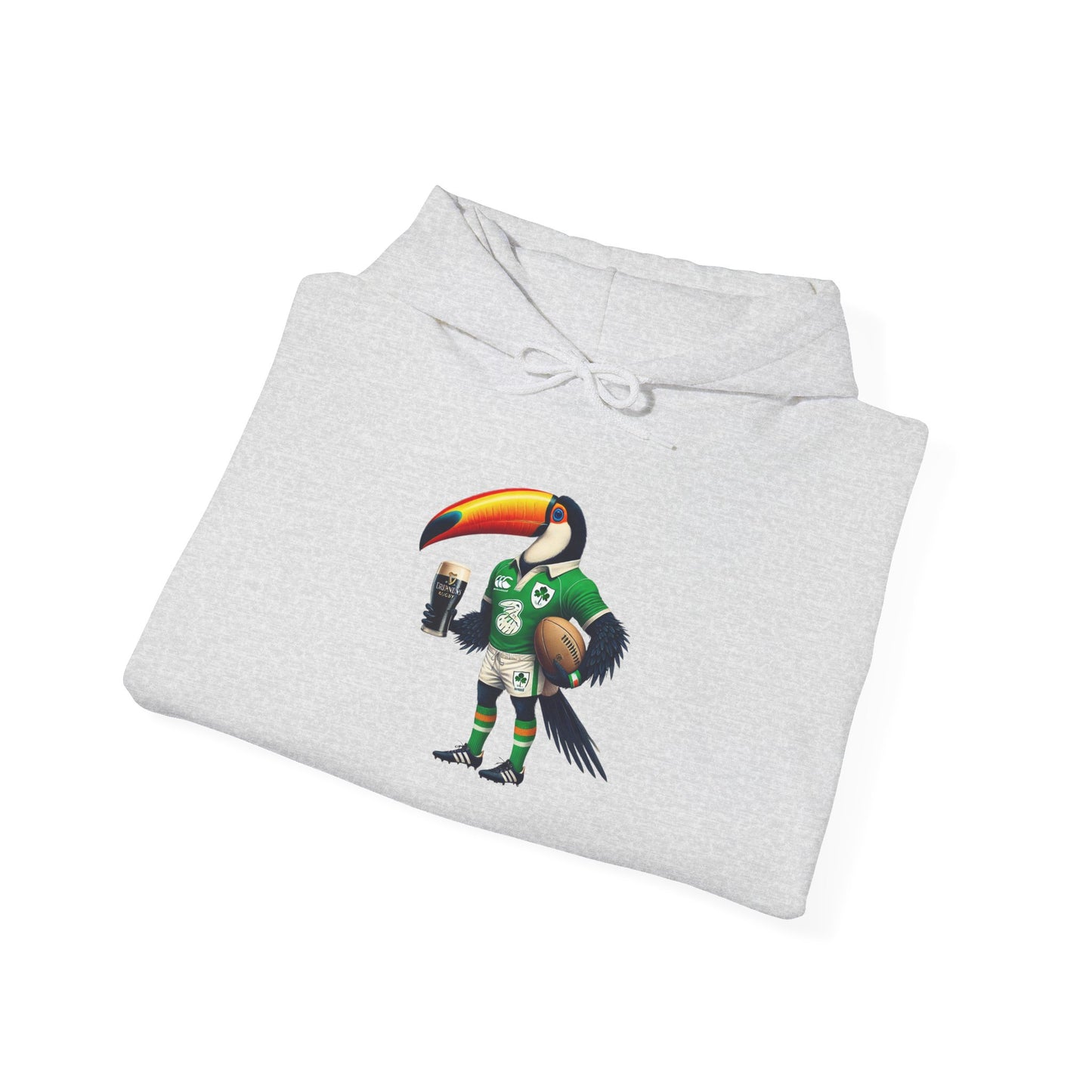 Guinness Irish Rugby Hoodie - Unisex Heavy Blend Hooded Sweatshirt, Irish Rugby Team Fans, St. Patrick's Day Gift, Rugby Apparel, Ireland