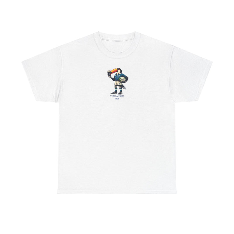 Guinness Leinster Rugby T-Shirt: ToucanBru, Unisex Tee, Distressed Vintage Style, Fan Apparel, Sports Team Shirt, Irish Fan Gift