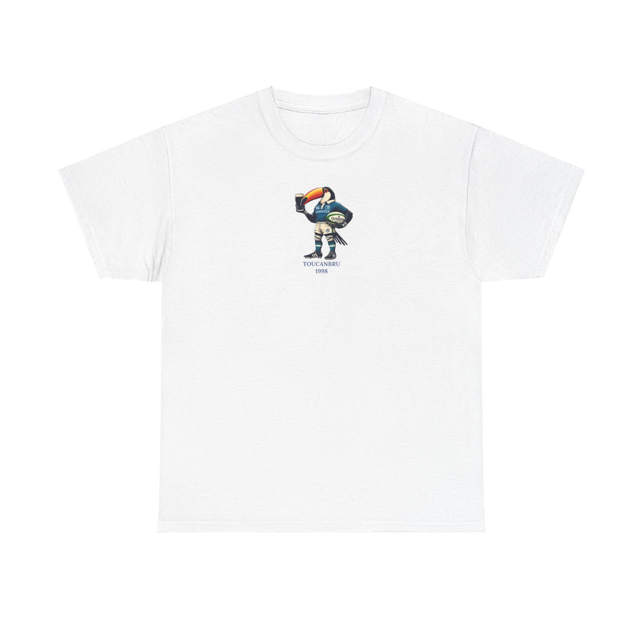 Guinness Leinster Rugby T-Shirt: ToucanBru, Unisex Tee, Distressed Vintage Style, Fan Apparel, Sports Team Shirt, Irish Fan Gift