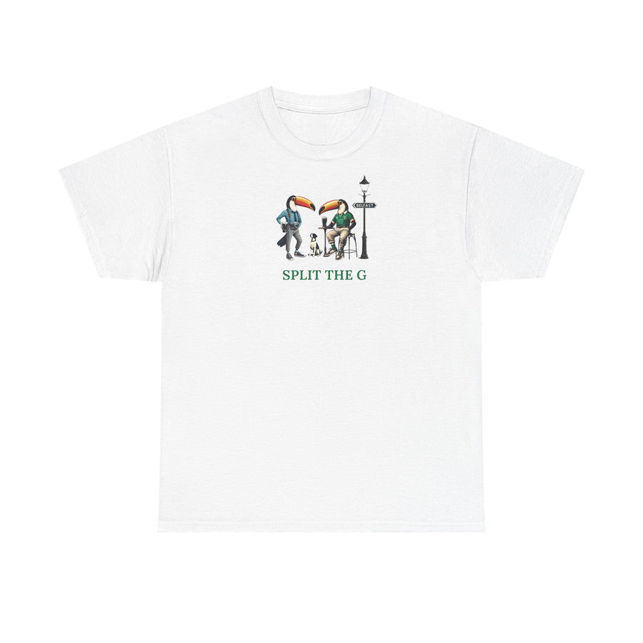St Paddy's Day Guinness ToucanBru Tee, Unisex Graphic Shirt, Split The G Design, Cute Irish Bird Top, Festival Apparel