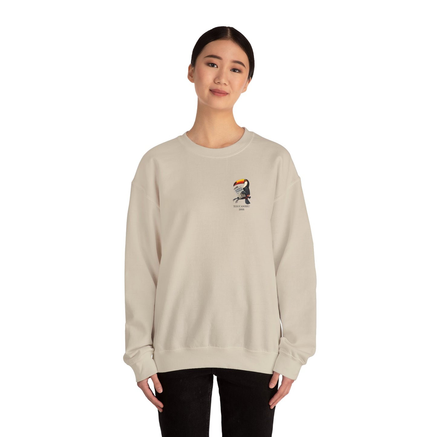 Guinness Standard ToucanBru Sweatshirt - Unisex Crewneck, Holiday Gift, St. Patrick's Day Top, Long Sleeve Jumper, Irish Beer Lover