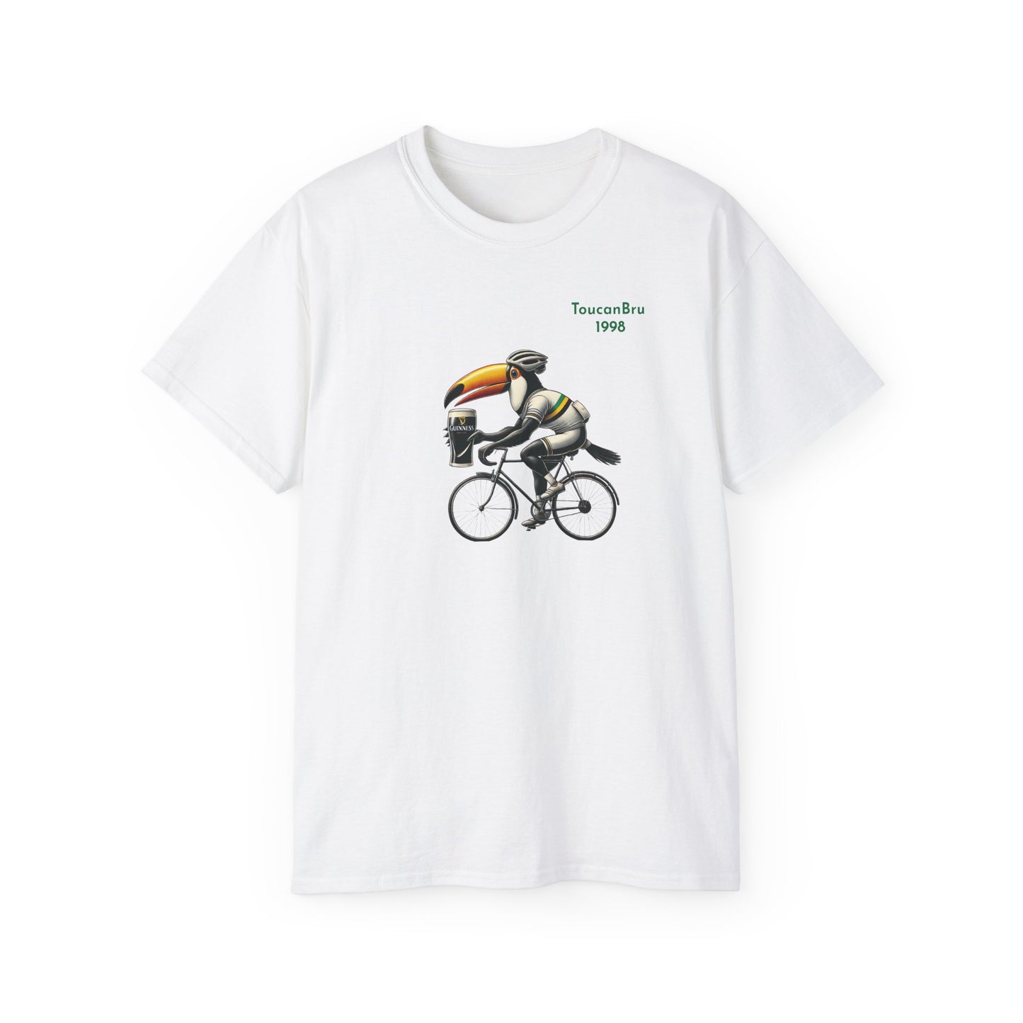 Cycling Guinness Tshirt, Biking Graphic Tee, Unisex Cotton Shirt, Active Wear Clothing, Cycling Gift for Him/Her