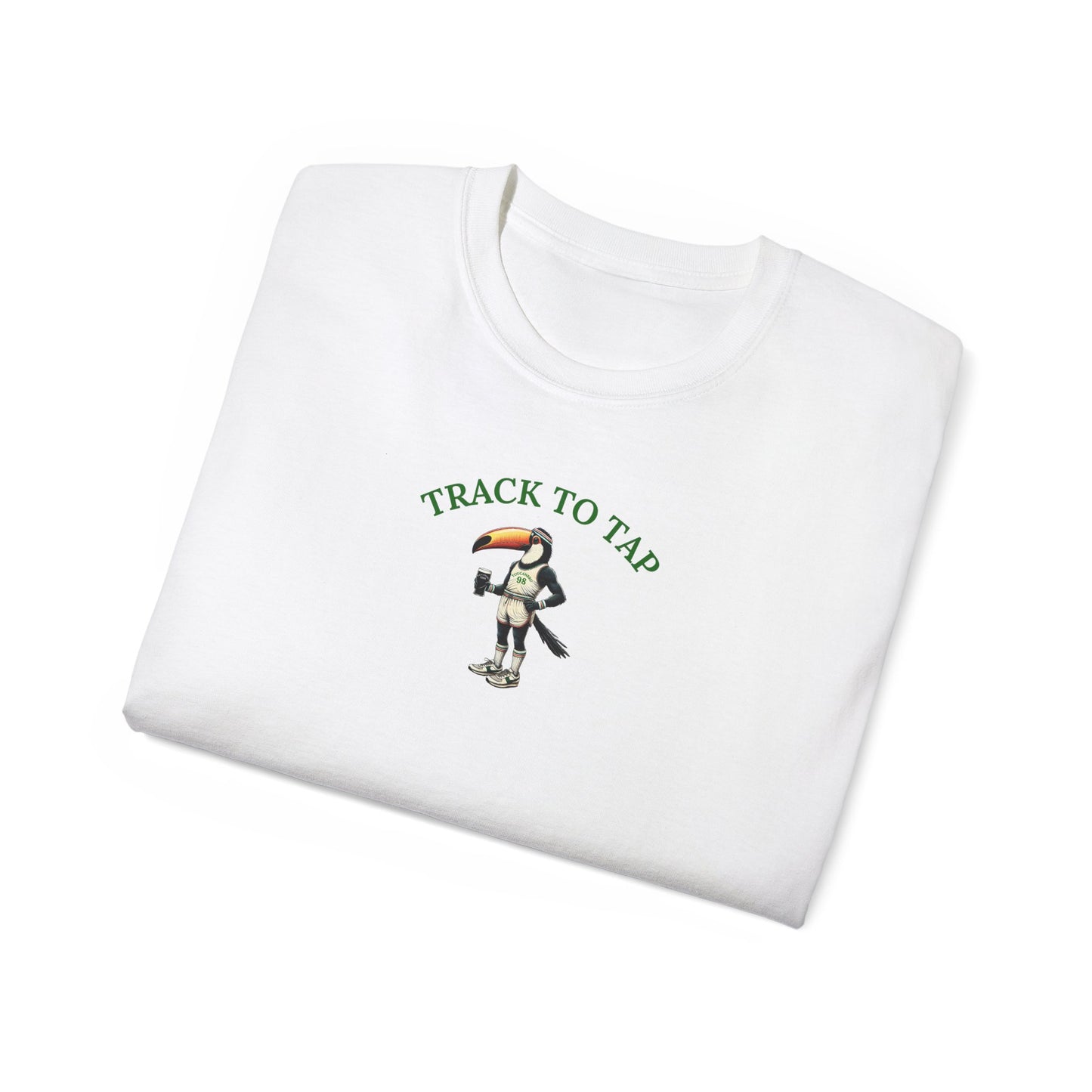 Runner Guinness Lover ToucanBru T-Shirt - Unisex Tee for Running and Beer Enthusiasts, Funny Graphic Tee, Athletic Shirt, St. Patrick's Day