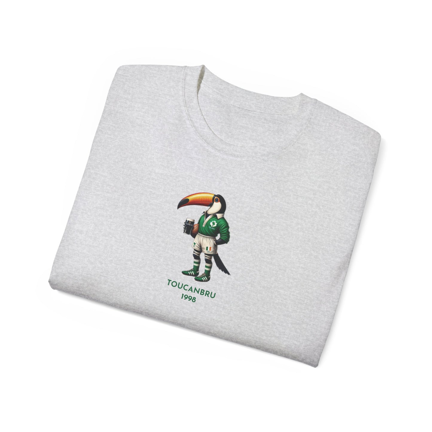 SIX NATIONS Ireland Rugby x ToucanBru: Guinness Unisex Tee, St. Patrick's Day Shirt, Rugby Fan Gift, Cotton T-Shirt, Irish Pride Apparel