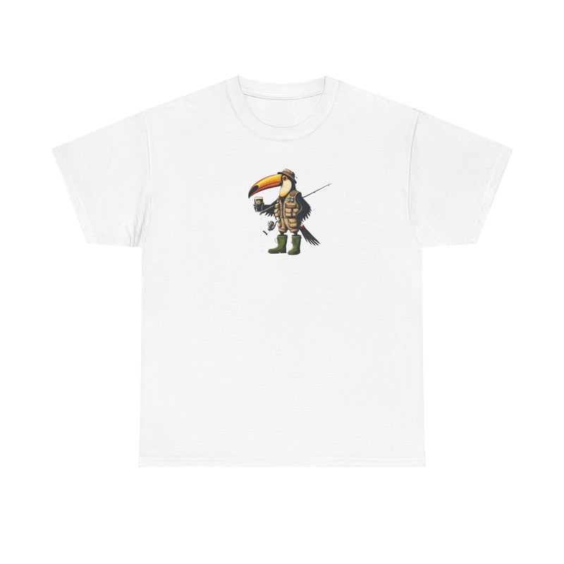 Guinness Fishing ToucanBru T-Shirt, Graphic Tee, Vintage Style Shirt, Retro Brewery Apparel, Beer Lover Gift
