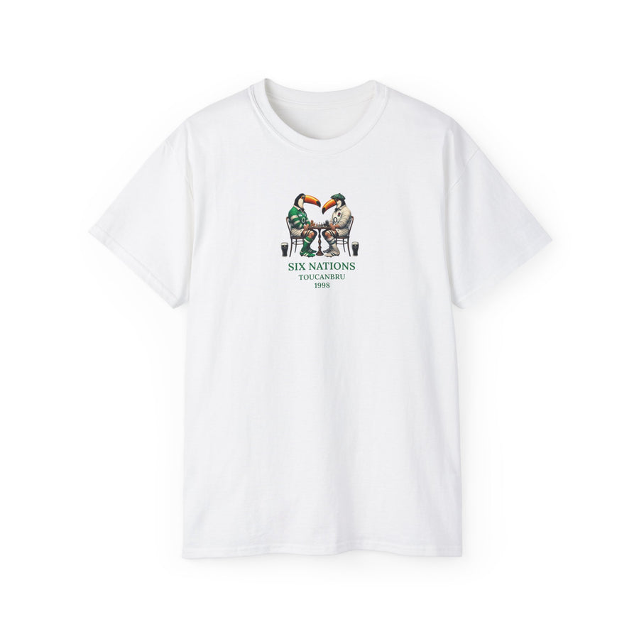 Unisex Cotton Tee, Guinness ToucanBru T-Shirt, St. Patrick's Day Shirt, Rugby Fan Gift, Ireland Pride Top