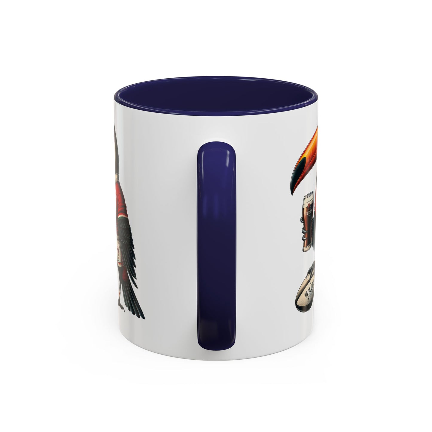 Rugby Coffee Mug, Guinness Wales Rugby Cup, Sports Fan Gift, Rugby Team Mug, Rugby Lover Gift, Wales Rugby Cup