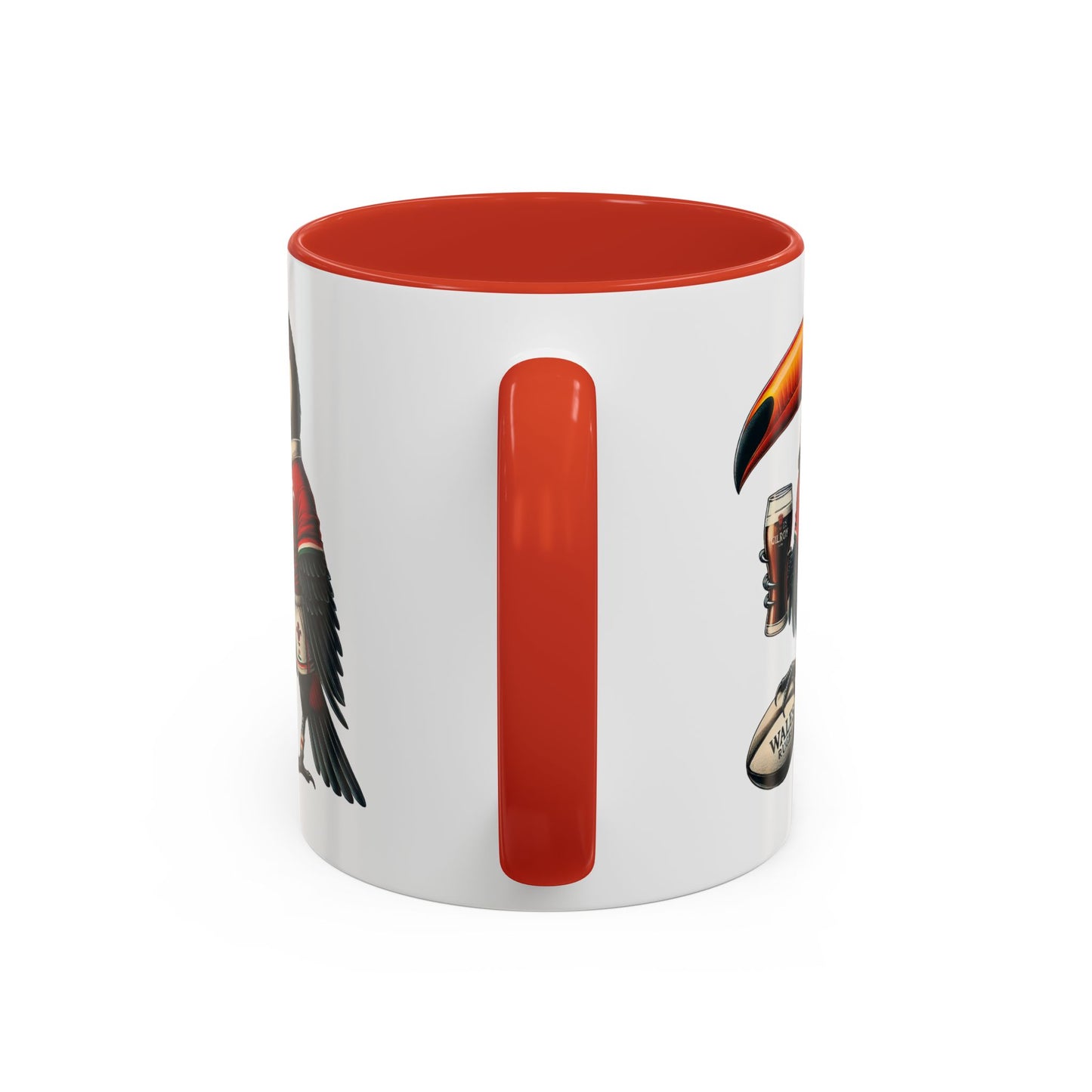 Rugby Coffee Mug, Guinness Wales Rugby Cup, Sports Fan Gift, Rugby Team Mug, Rugby Lover Gift, Wales Rugby Cup