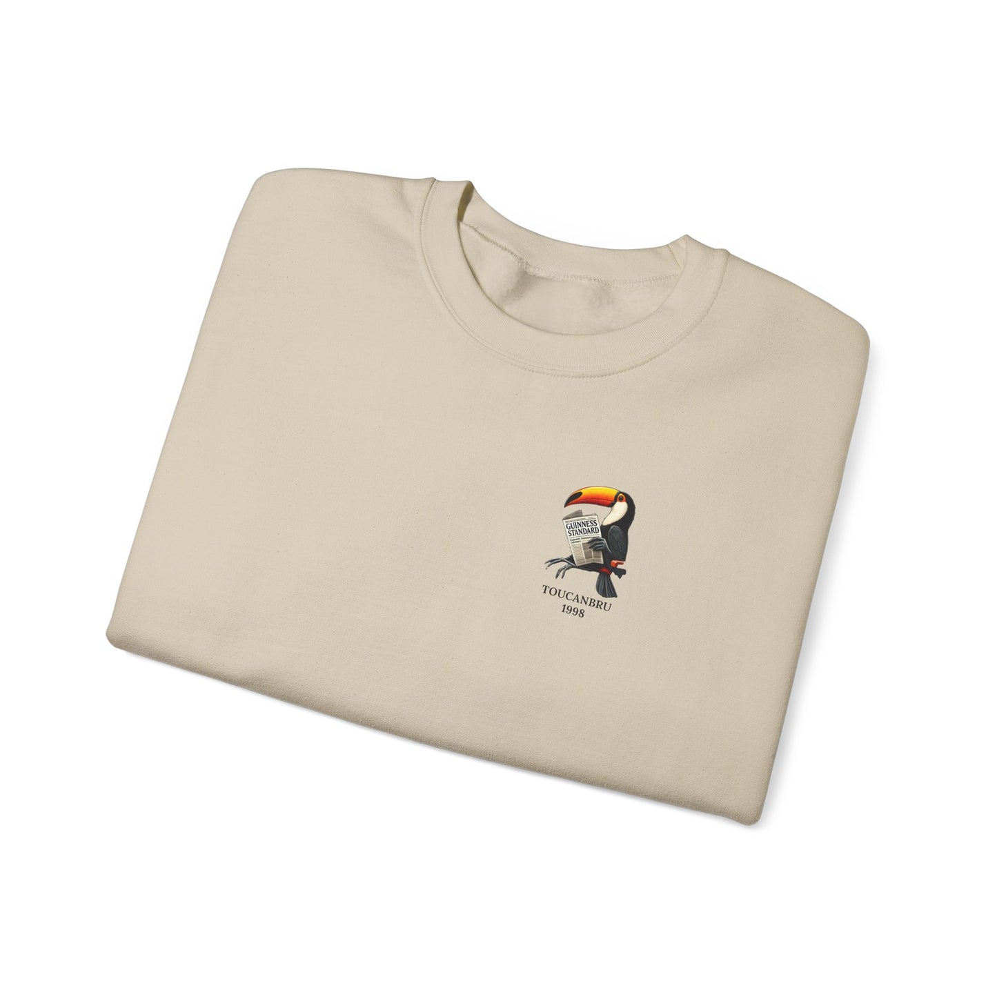 Guinness Standard ToucanBru Sweatshirt - Unisex Crewneck, Holiday Gift, St. Patrick's Day Top, Long Sleeve Jumper, Irish Beer Lover