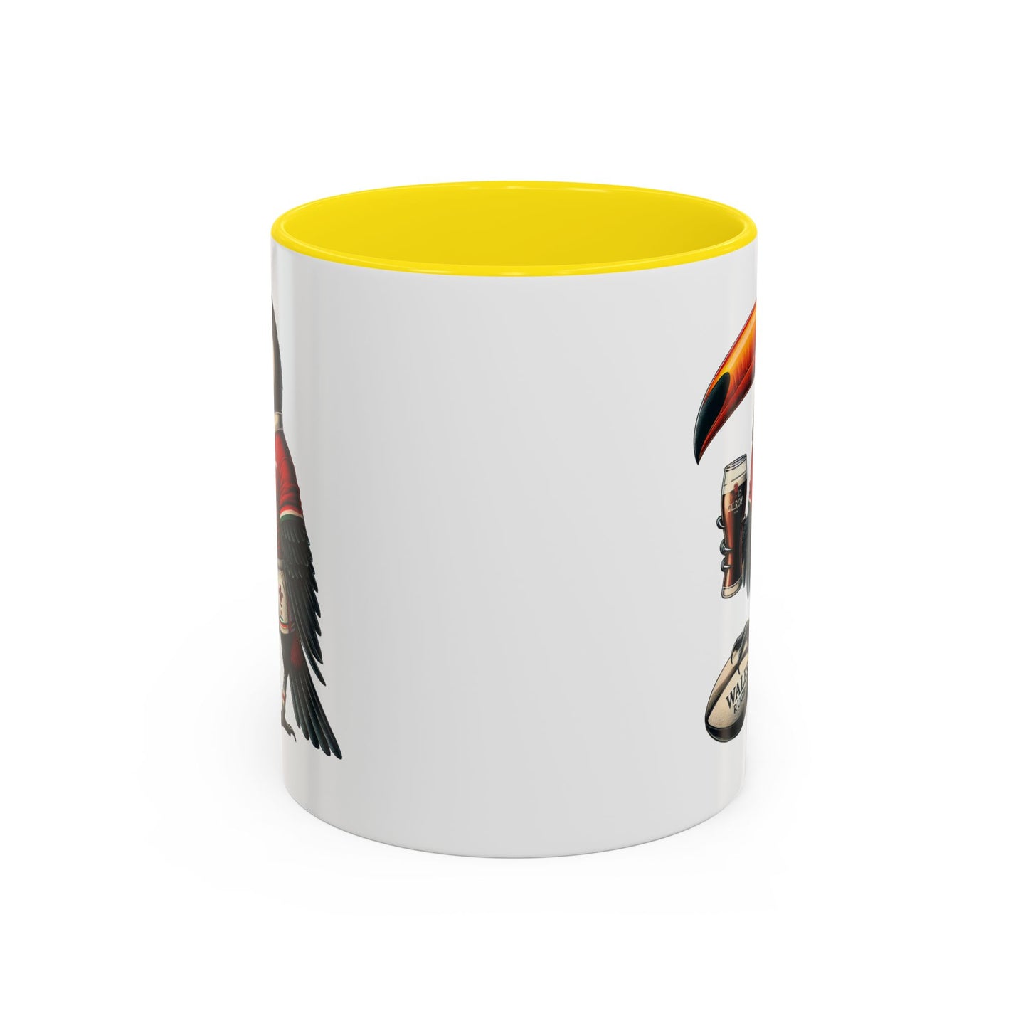 Rugby Coffee Mug, Guinness Wales Rugby Cup, Sports Fan Gift, Rugby Team Mug, Rugby Lover Gift, Wales Rugby Cup