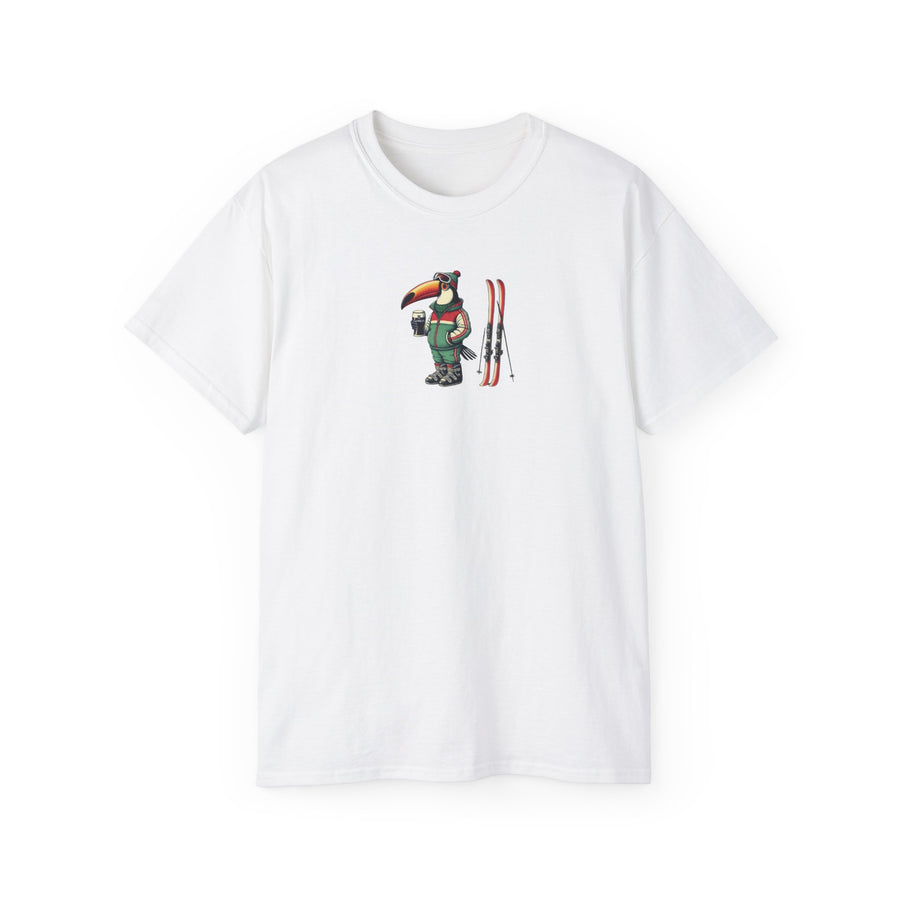 Guinness Ski T-Shirt, St. Patrick's Day Tee, Irish Beer Lover Gift, Men's Women's Unisex Shirt, Skiing Theme Top