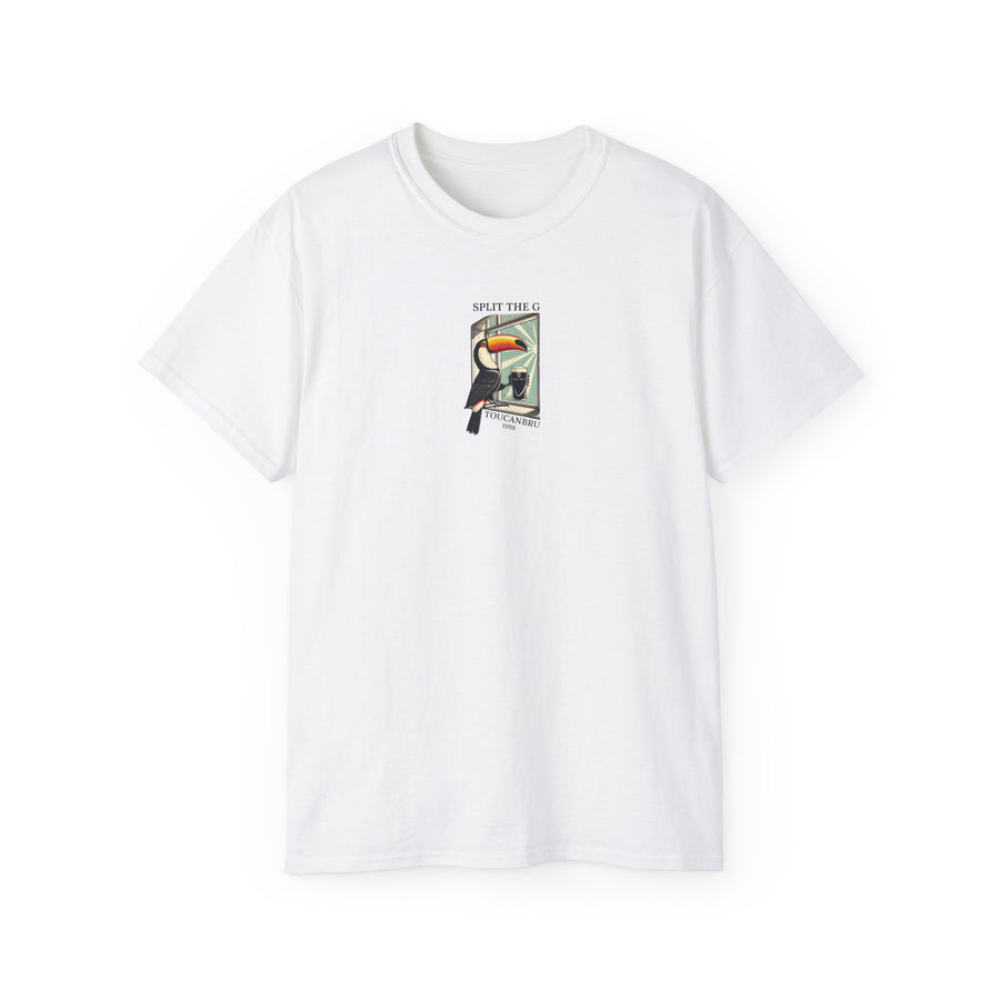 St Paddys Day ToucanBru T-Shirt, Split the g Guinness Tee, Unisex Cotton Shirt, Irish Holiday Top, Saint Patricks Day Apparel