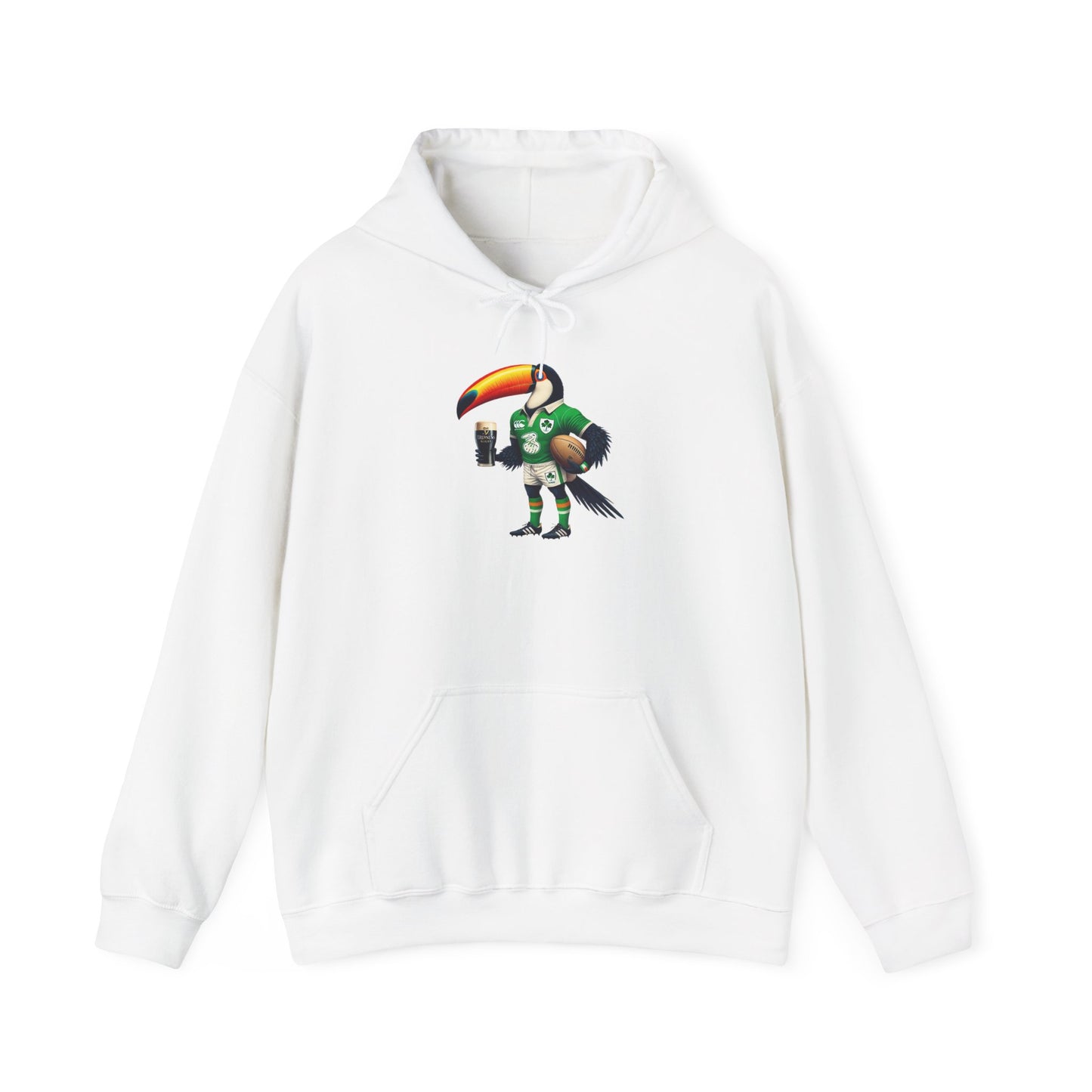 Guinness Irish Rugby Hoodie - Unisex Heavy Blend Hooded Sweatshirt, Irish Rugby Team Fans, St. Patrick's Day Gift, Rugby Apparel, Ireland