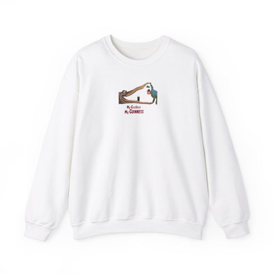 My Goodness My Guinness Sweatshirt, Beer Lover Gift, St. Patrick's Day Apparel, Vintage Style Jumper, Irish Pub Clothing, Unisex Crewneck