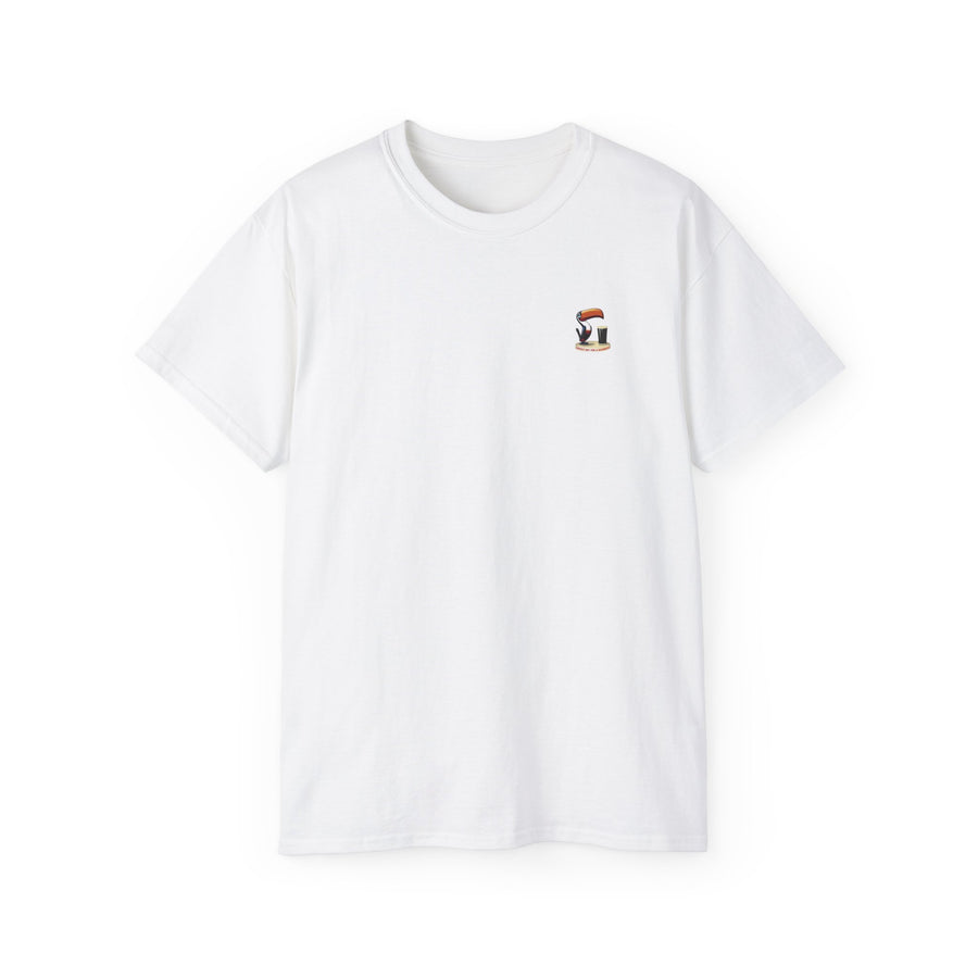 Guinness Inspired Toucan T-shirt, St. Patrick's Day Graphic Tee, Bird Lover Gift, Irish Beer Shirt, Nature Inspired Top