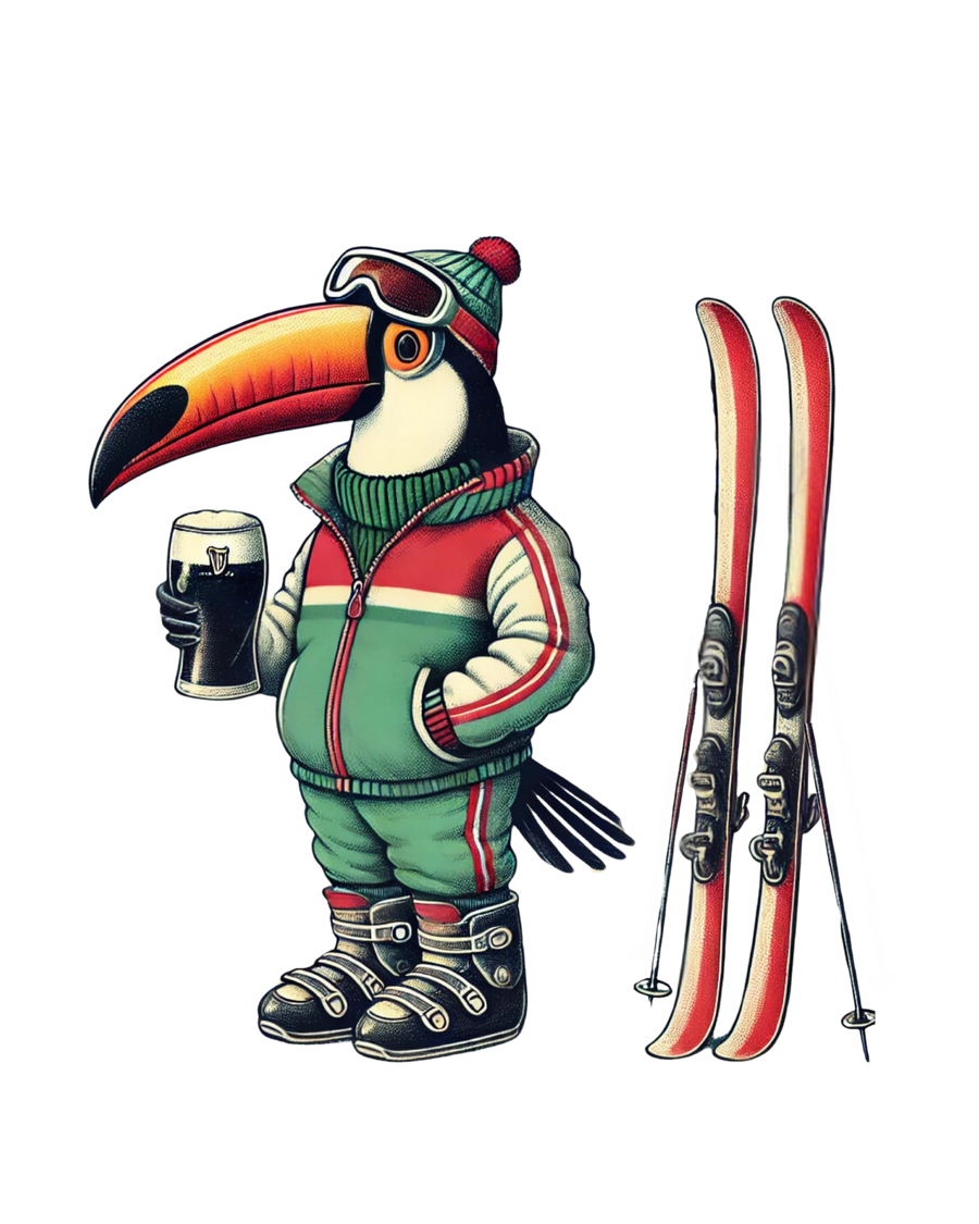 ToucanBru Skiing Tee