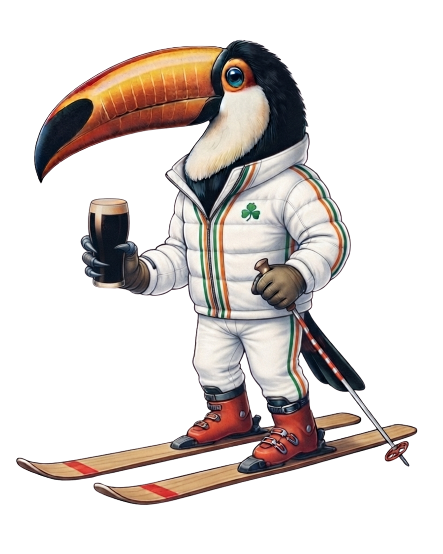 ToucanBru Skiing T-Shirt