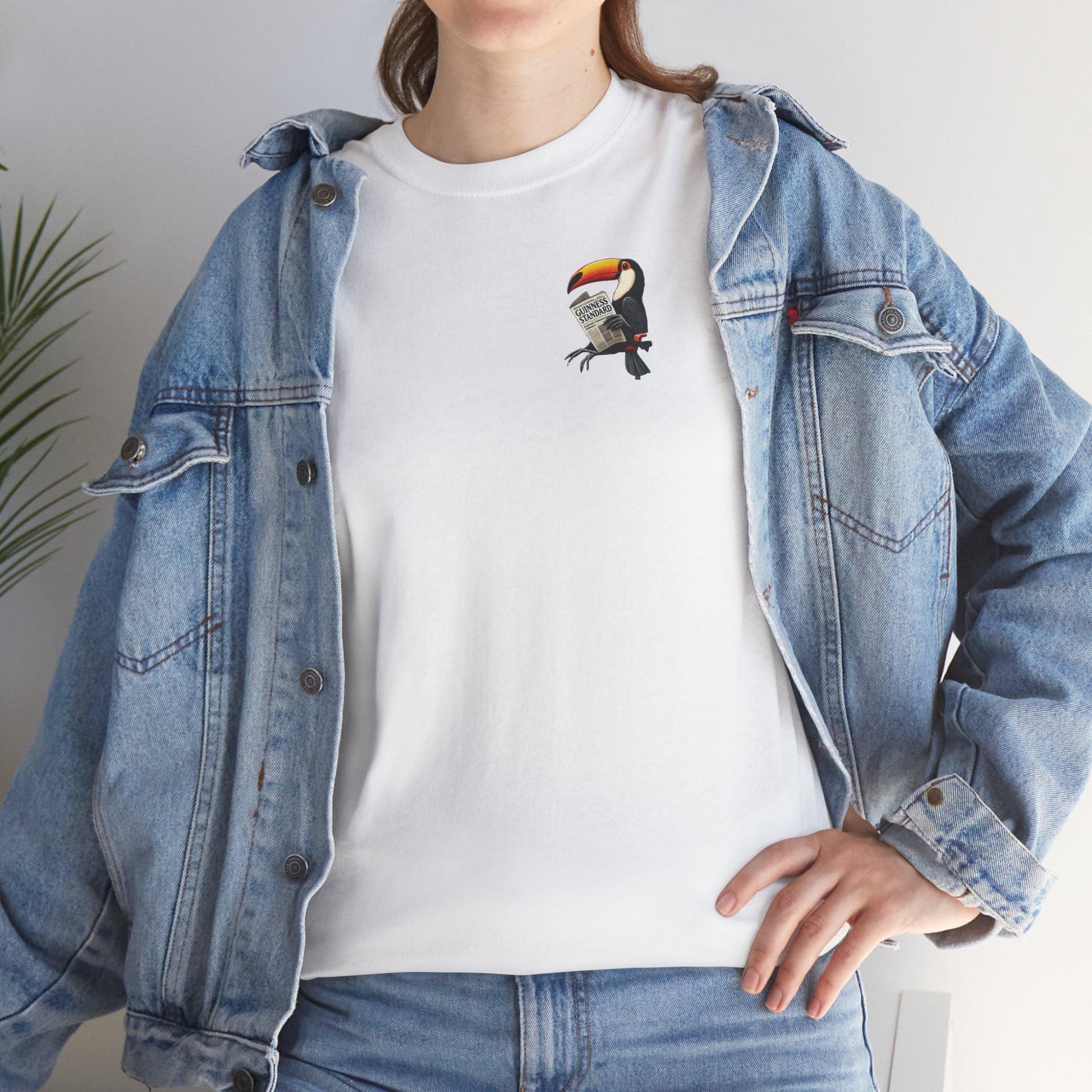 Guinness Toucan T-shirt, Beer Lover Tee, Vintage Graphic Shirt, St. Patrick's Day Top, Irish Pub Apparel, Retro Cotton T-shirt