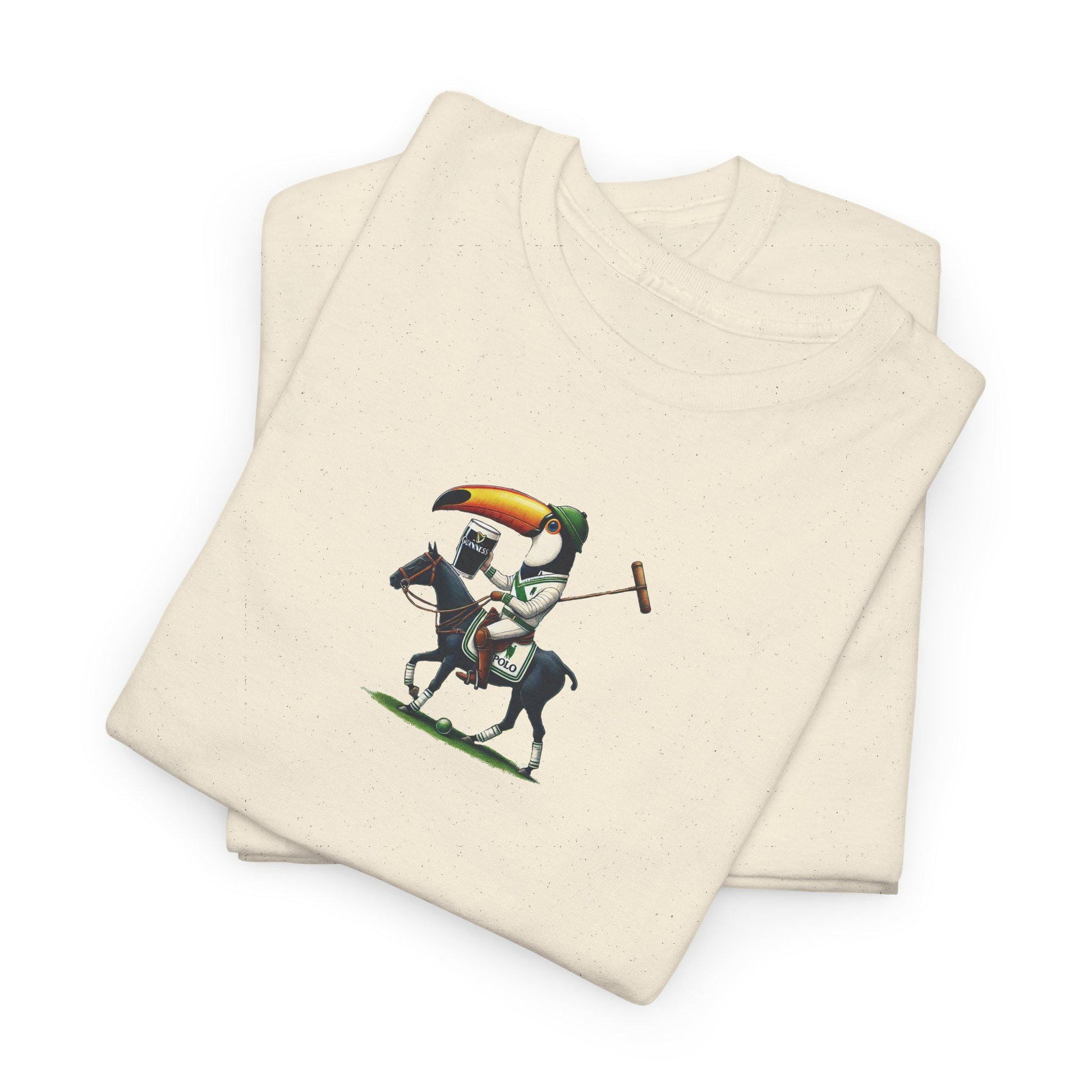 Vintage Guinness Toucan Playing Polo Unisex Tee, Graphic Tee, Retro Beer Shirt, St. Patrick's Day T-Shirt, Classic Pub Wear, Irish Beer