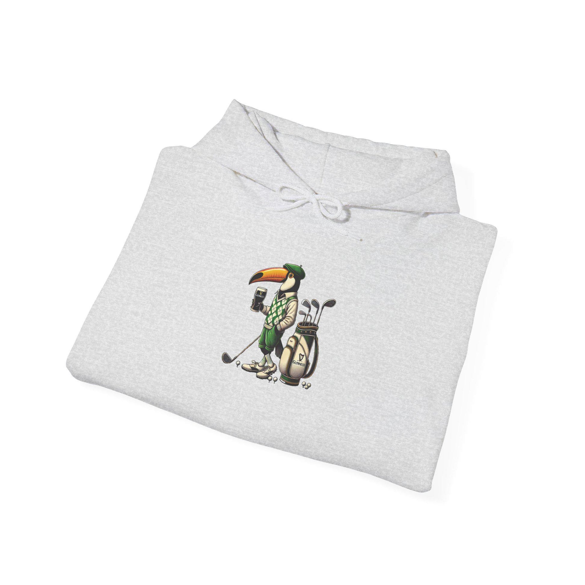 Guinness Toucan Golf Hoodie, Sweatshirt, St Patrick's Day Gift, Retro Beer Lover Pullover, Funny Irish Golfing Jumper, Vintage Brewery Merch