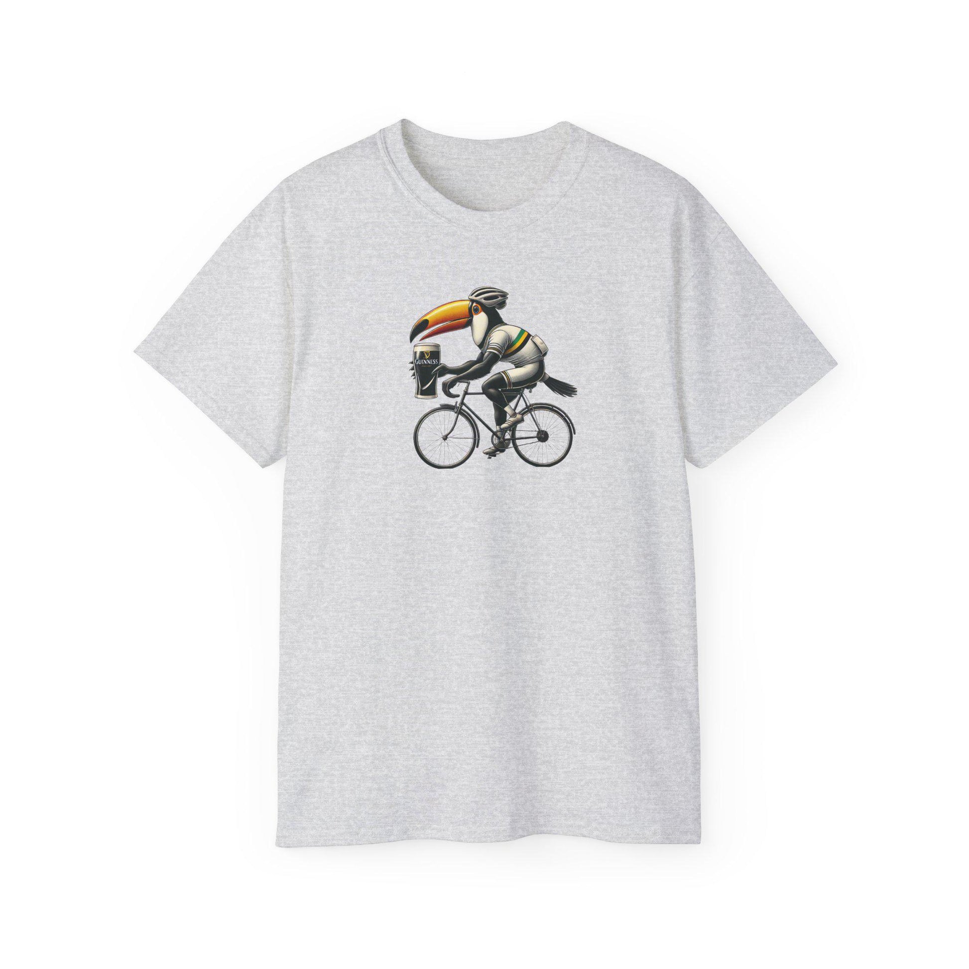 Cycling Guinness Tshirt, Biking Graphic Tee, Unisex Cotton Shirt, Active Wear Clothing, Cycling Gift for Him/Her