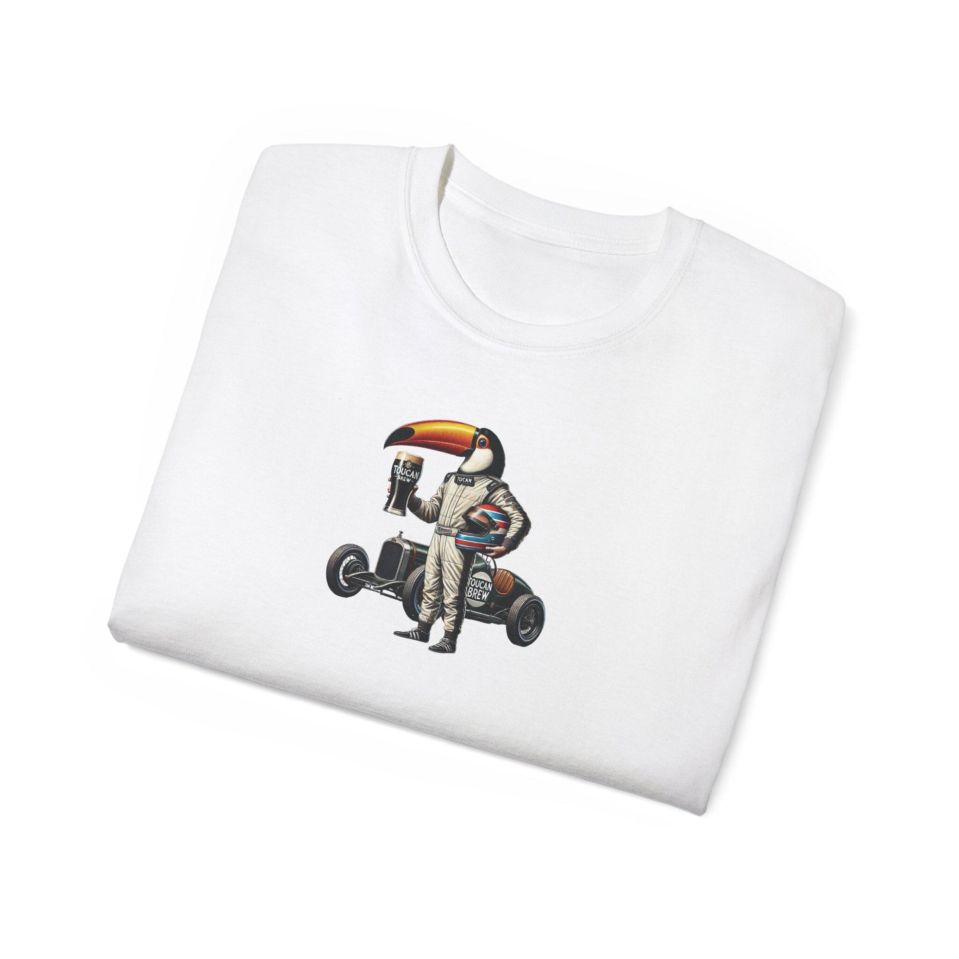 Racing Fan T-shirt, Motorsport Tee, Formula 1 Guinness Shirt, Car Racing Apparel, Unisex Cotton Top