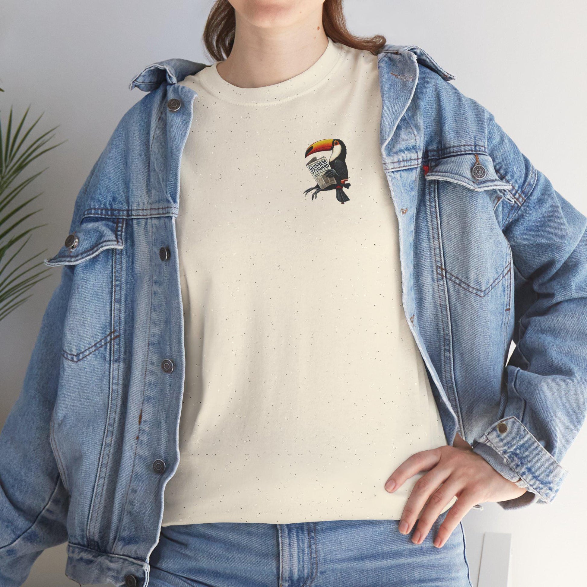 Guinness Toucan T-shirt, Beer Lover Tee, Vintage Graphic Shirt, St. Patrick's Day Top, Irish Pub Apparel, Retro Cotton T-shirt