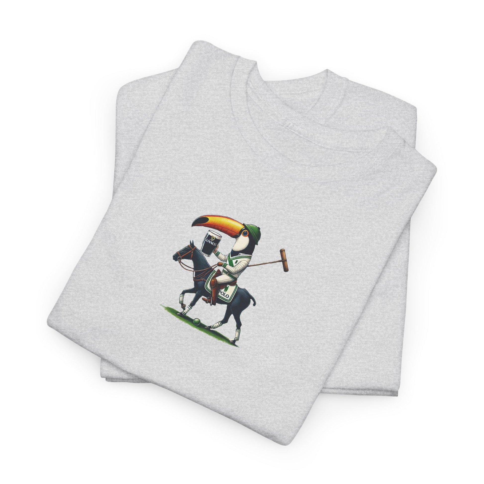 Vintage Guinness Toucan Playing Polo Unisex Tee, Graphic Tee, Retro Beer Shirt, St. Patrick's Day T-Shirt, Classic Pub Wear, Irish Beer
