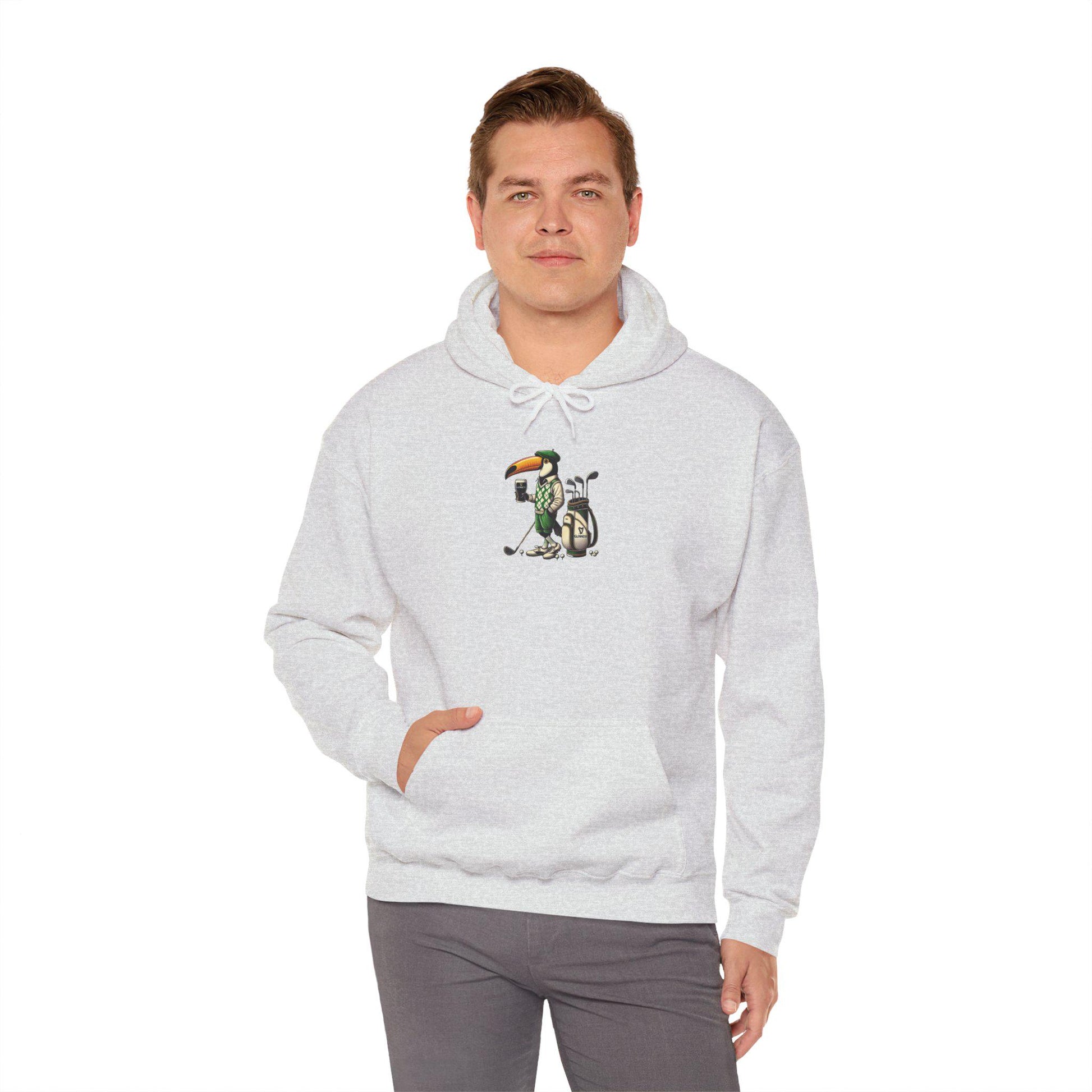 Guinness Toucan Golf Hoodie, Sweatshirt, St Patrick's Day Gift, Retro Beer Lover Pullover, Funny Irish Golfing Jumper, Vintage Brewery Merch
