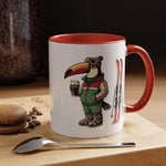 Guinness Ski Mug, Mountain Skiing Gift, Winter Coffee Cup, Adventure Lover Tea Mug, Snowy Mountain Ski Gear, Father's Day Skiing Gift