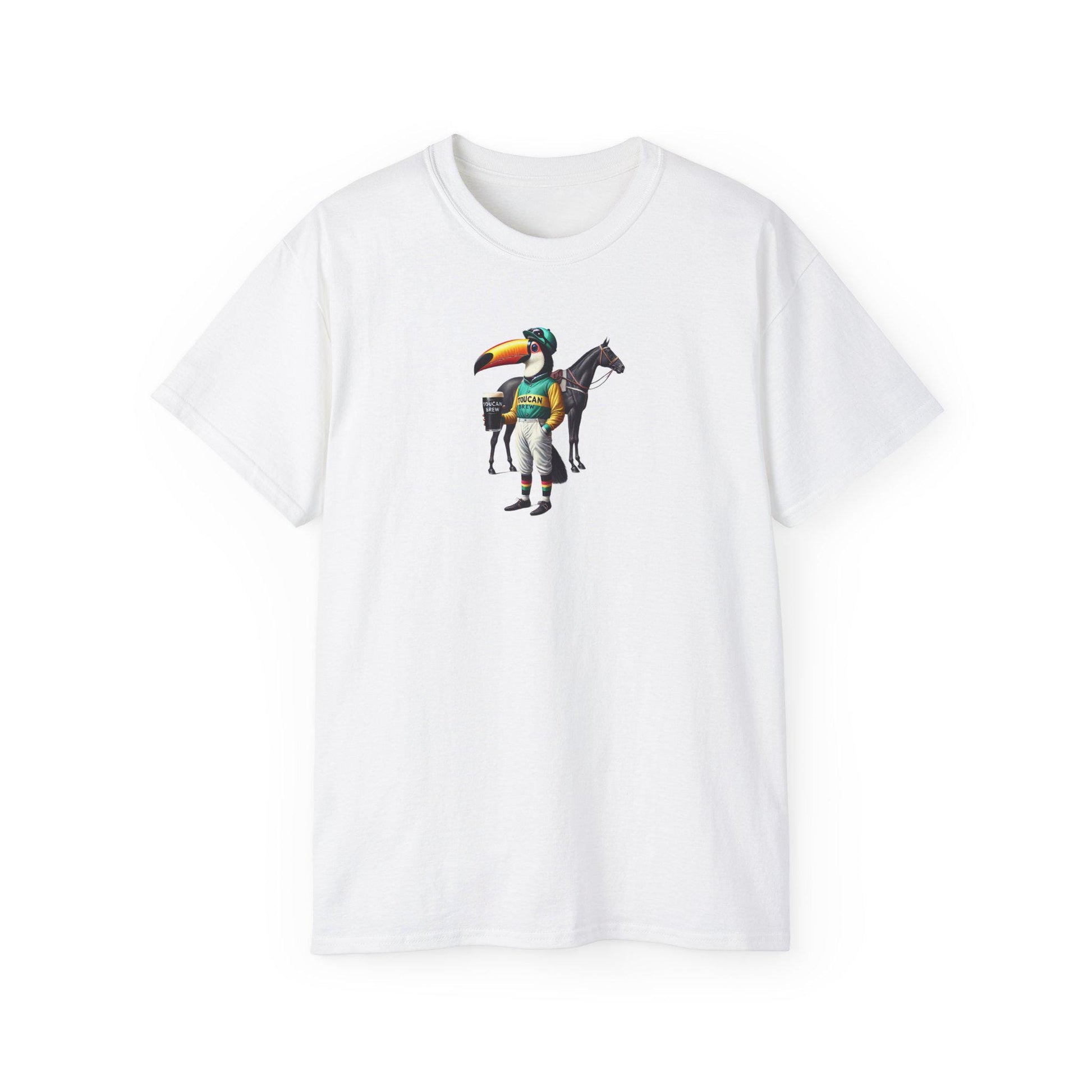 Horse Racing Guinness Tee, Equestrian Race Day Unisex Shirt, Horse Lover Gift, Derby Day T-shirt, Irish Stout Racing Top, St. Patrick's Day