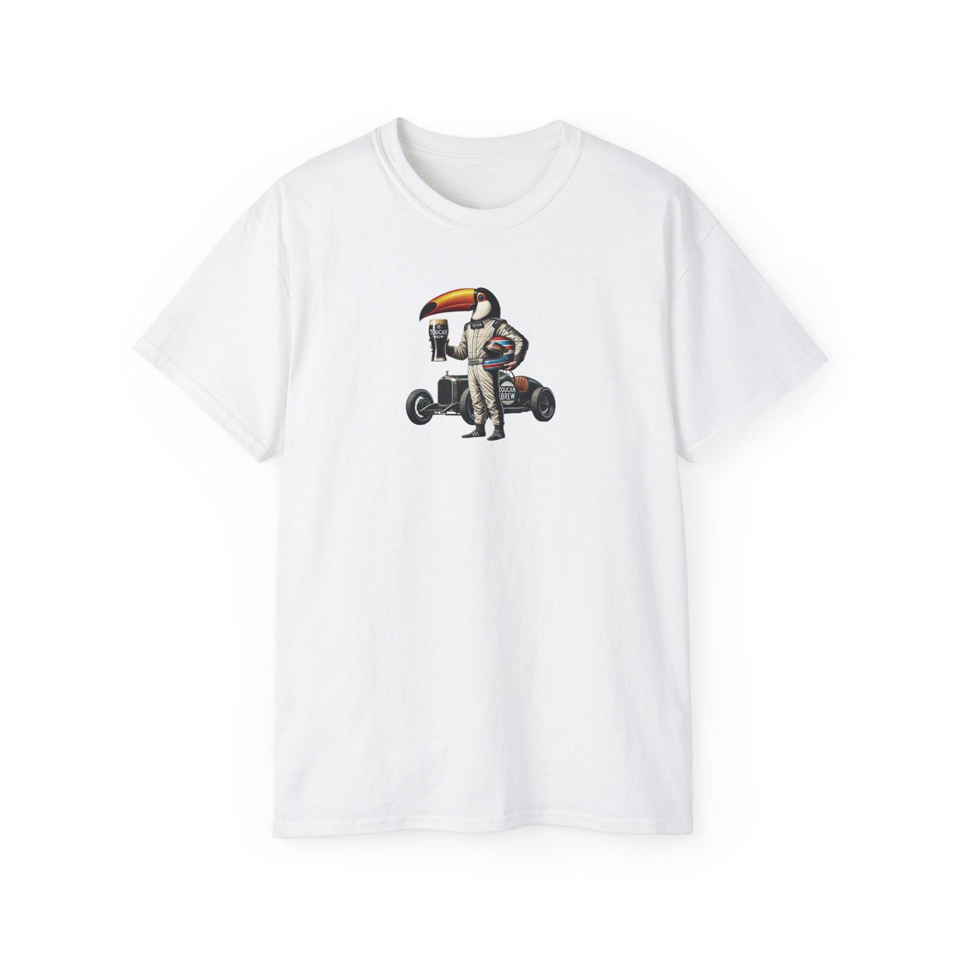 Racing Fan T-shirt, Motorsport Tee, Formula 1 Guinness Shirt, Car Racing Apparel, Unisex Cotton Top