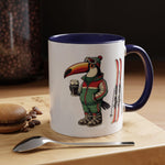 Guinness Ski Mug, Mountain Skiing Gift, Winter Coffee Cup, Adventure Lover Tea Mug, Snowy Mountain Ski Gear, Father's Day Skiing Gift